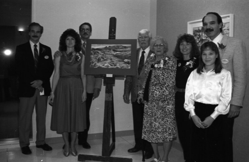 1990 George Nightingale Gallery Re-Dedication, Art Show, Group 03