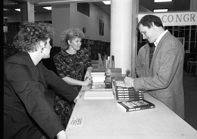 1991 Jack Evans, "Powerful Rockey" Book Signing 09