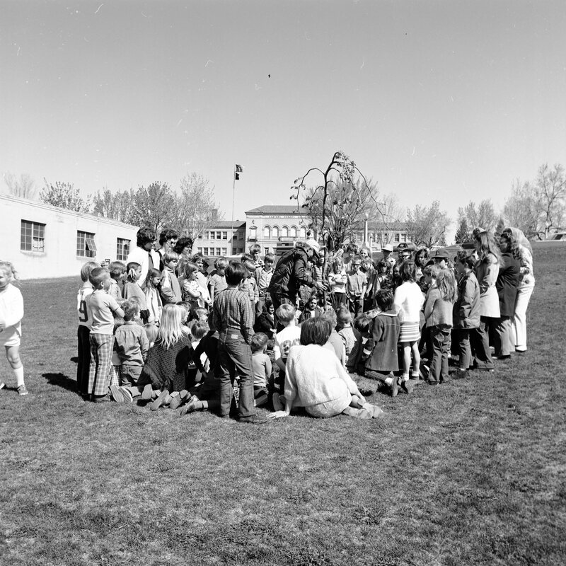 1972 Ackerman Elementary School, Tree Planting 10