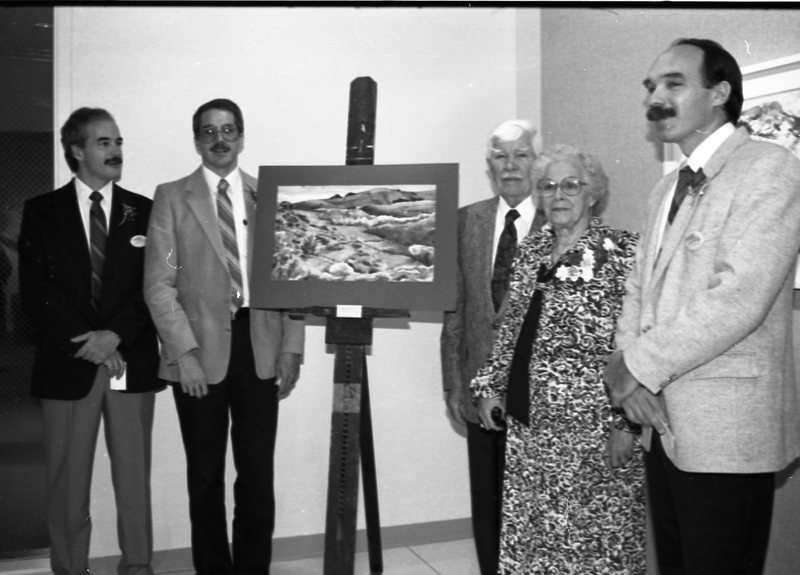 1990 George Nightingale Gallery Re-Dedication, Art Show, Group 01