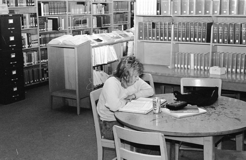 80's Walter M. Pierce Library, Usage 02