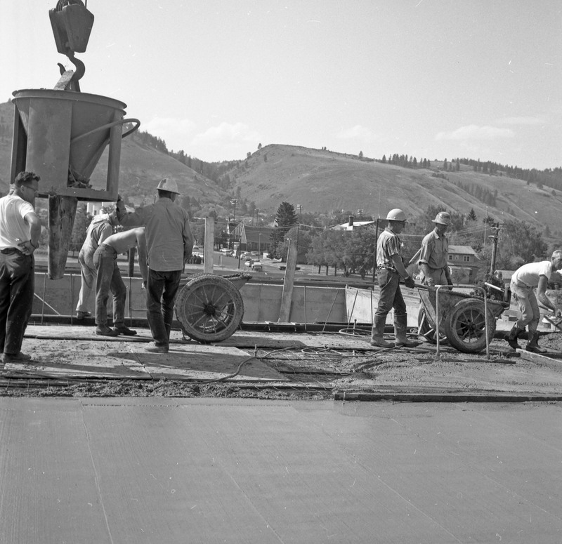 1971 Walter M. Pierce Library Remodel, Cement 14