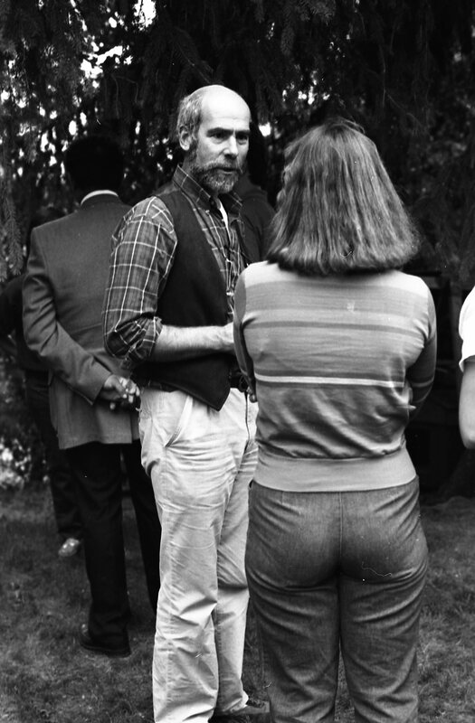 1984 Student Reception at President Gilbert's House 06