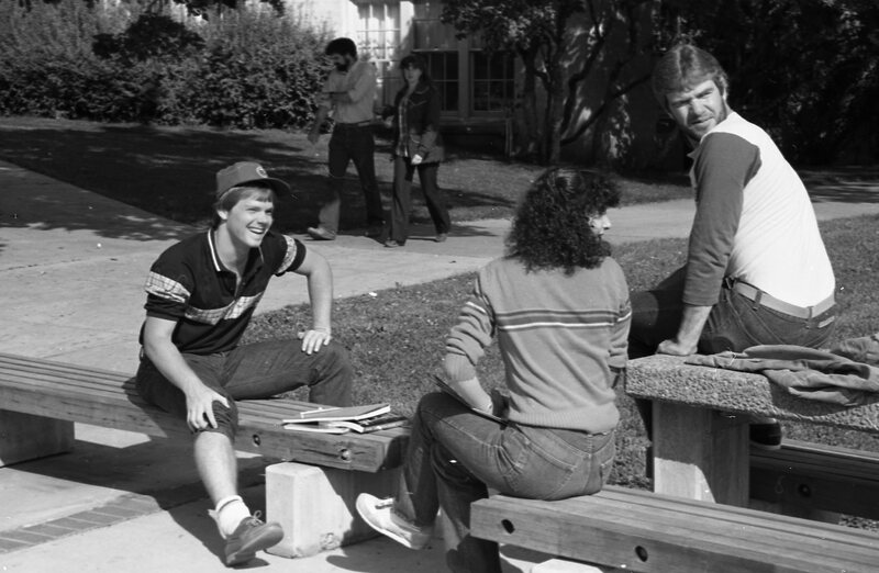 1984 Students, Outdoors, Fall Term 02