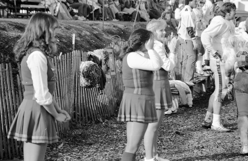 1982 Football Game, November 16th, Cheerleaders 01