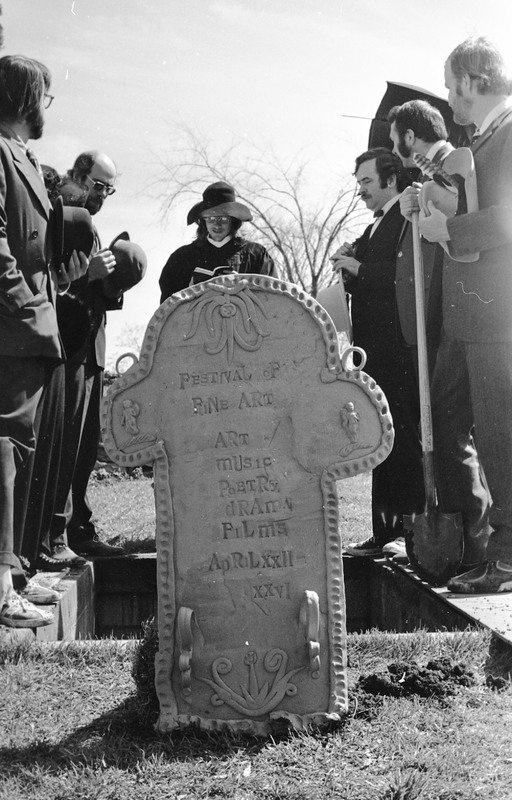 1974 Employees, Mock Funeral 09