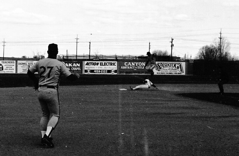 1987 Baseball Game in Caldwell, Idaho, Action 05