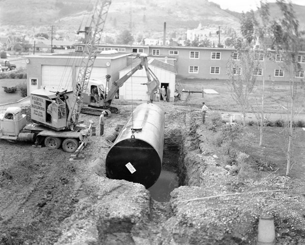 1957-58 Dorion Hall Septic Tank 2