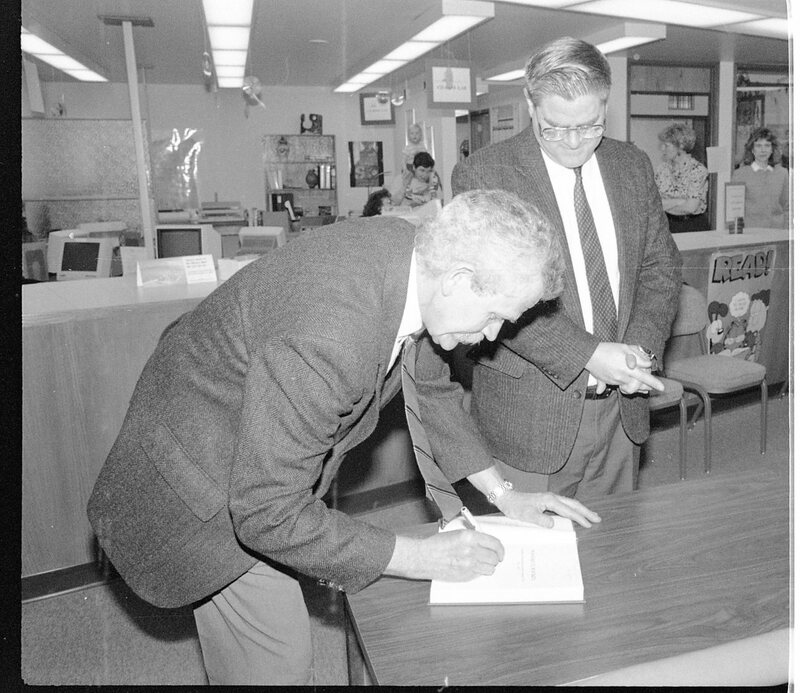 1991 Jack Evans, "Powerful Rockey" Book Signing 18