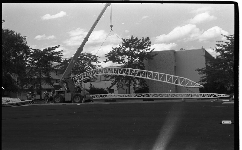1988 Campus, Tennis Courts Construction 02