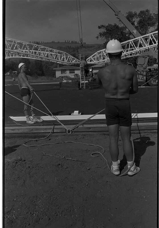1988 Campus, Tennis Courts Construction 17