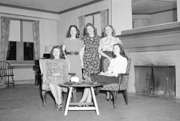 1947-48 Residence Life, Coeds 1-2