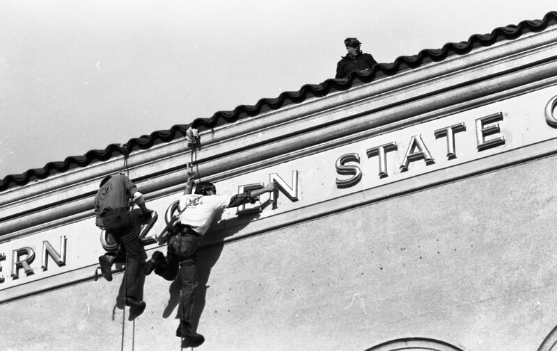 1976 Outdoor Program Rappelling, Changing Signs 11