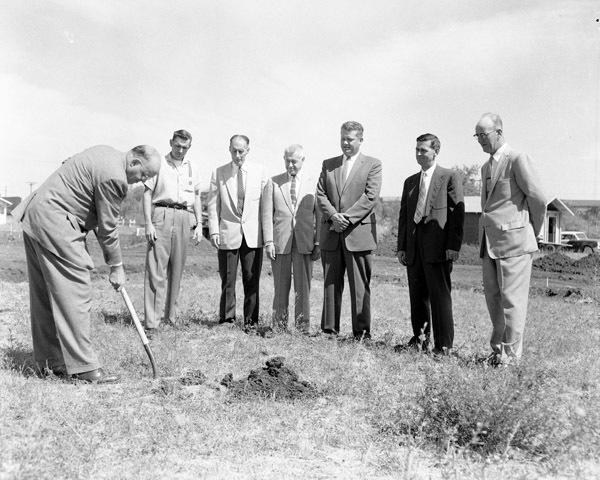 1957-58 Dorion Hall Ground Breaking