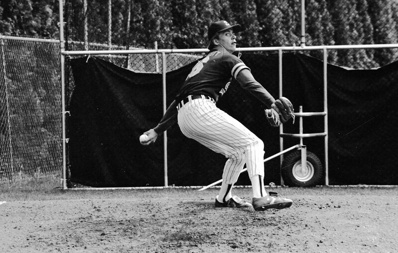 1986 Baseball Player Harold Northcott, Pitcher 03