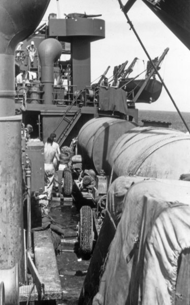 Liberty Ship, Loaded Deck