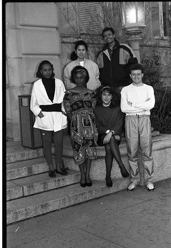 1991 Scholarships, International Student Group Portraits 04