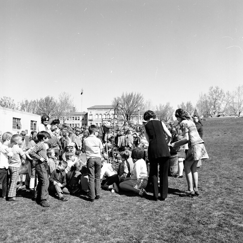 1972 Ackerman Elementary School, Tree Planting 11