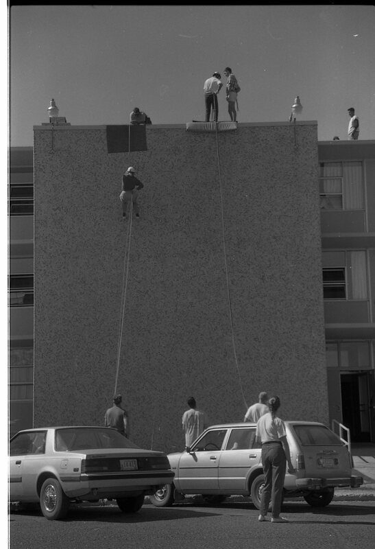 1990 Outdoor Program, Rappelling 02