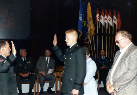 1991 ROTC Ceremony, Oath 31