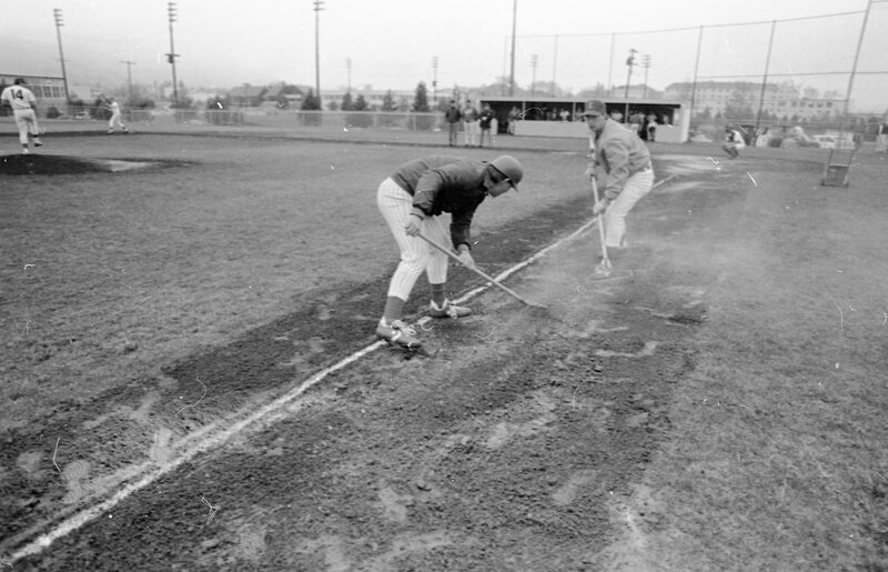 1988 Baseball, Central at EOSC, Mud Rake 02