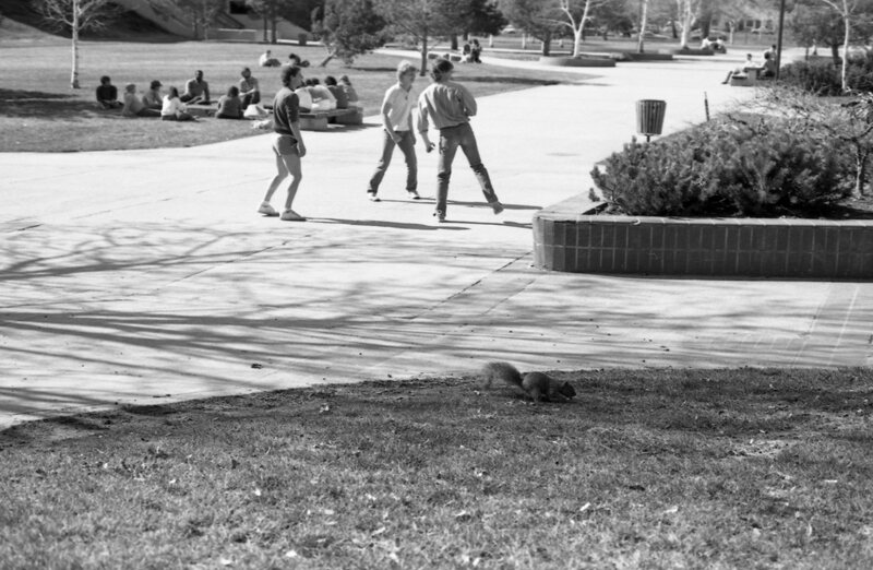 1986 Students, Outdoors in March 13