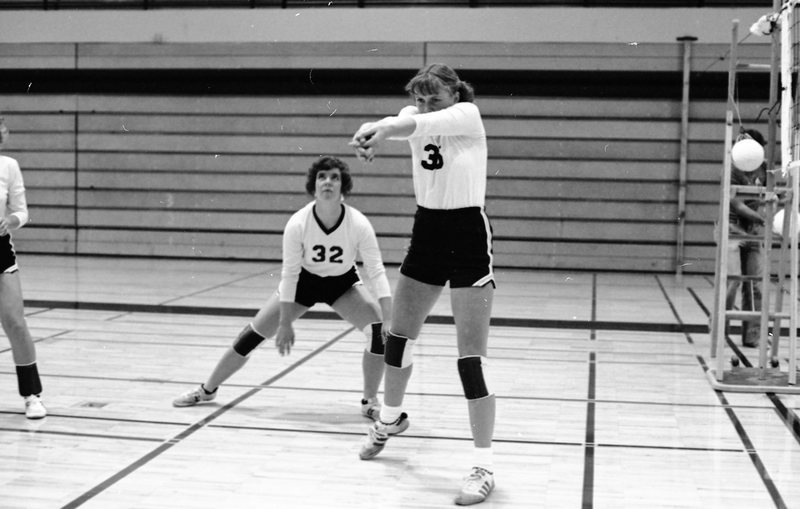 1980 Women's Volleyball Action 24