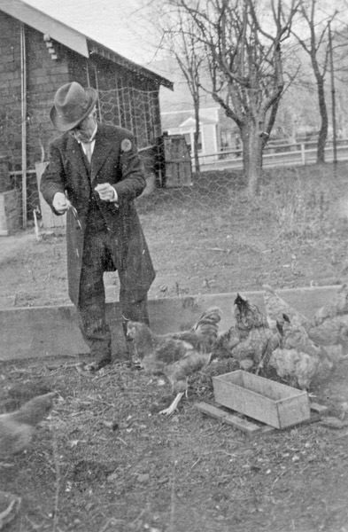 Reuter, Man & Chickens 4