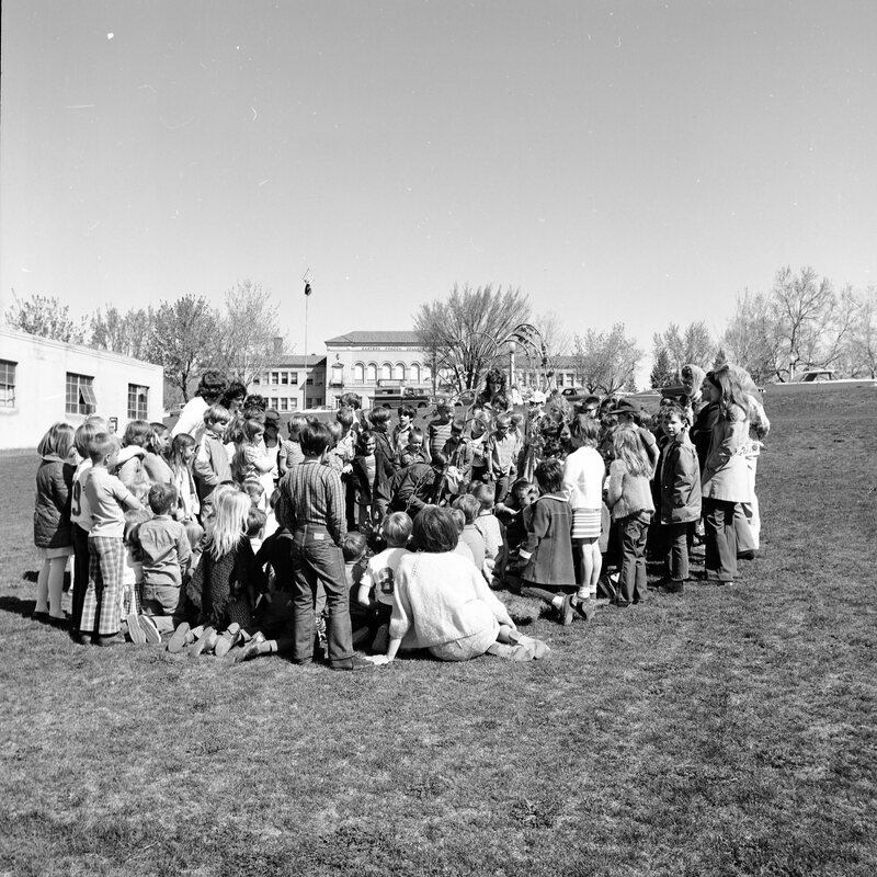 1972 Ackerman Elementary School, Tree Planting 08