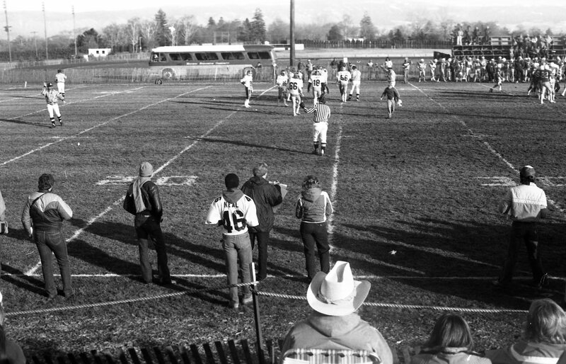 1982 Football Game, November 16th, Sideline 03