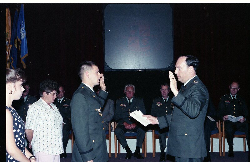 1991 ROTC Ceremony, Oath 05