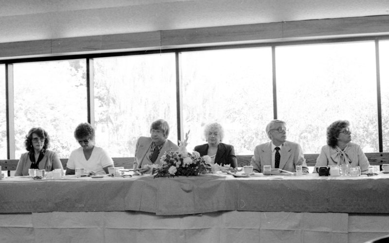 1982 Summer Graduation, President's Table 01
