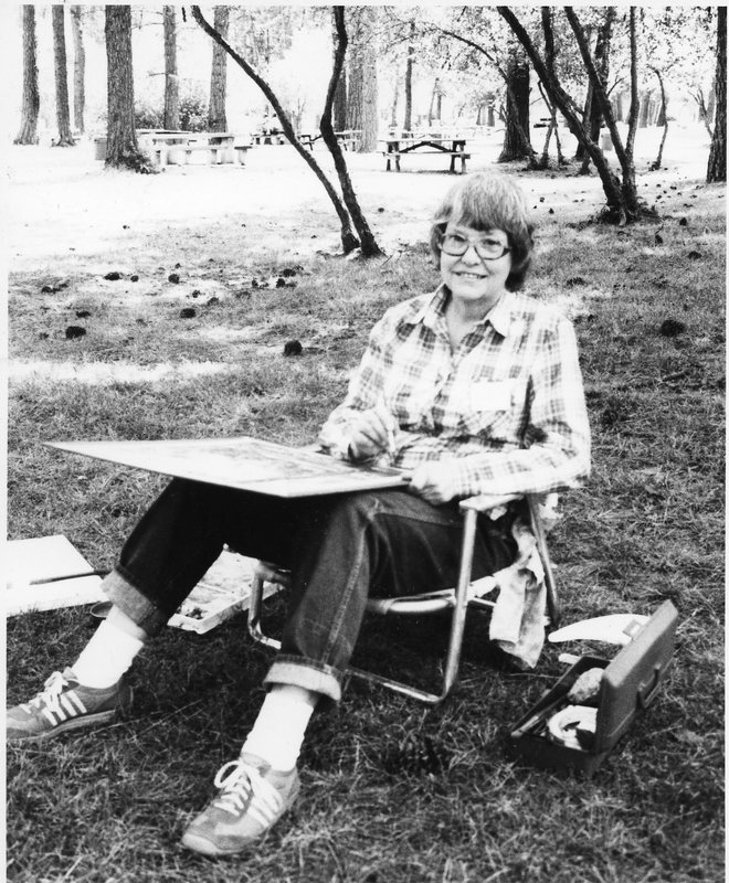 1986 Elderhostel Program, Painting 01