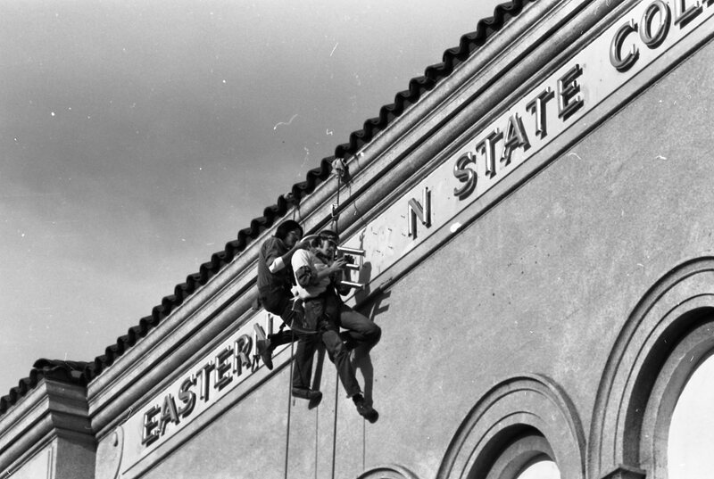 1976 Outdoor Program Rappelling, Changing Signs 14