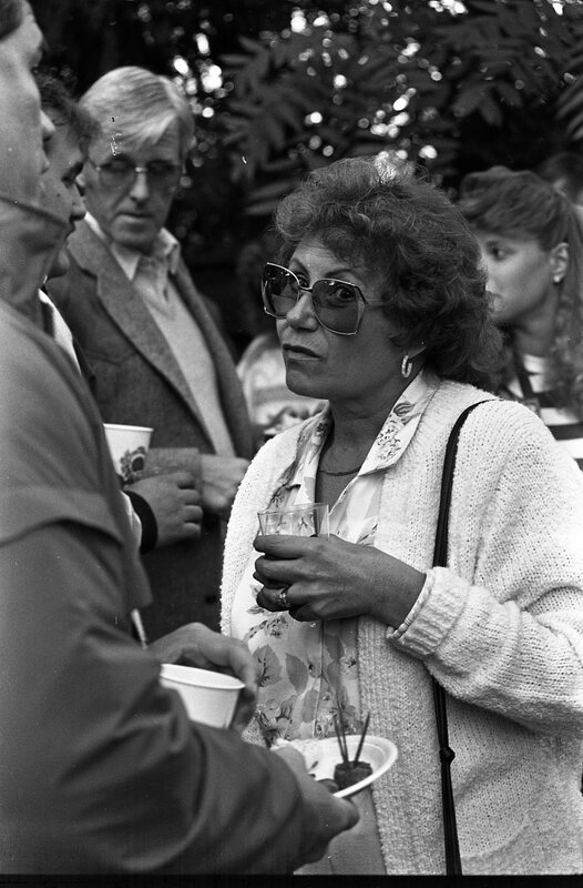 1989 Students &amp; Employees, Reception at President's House 06