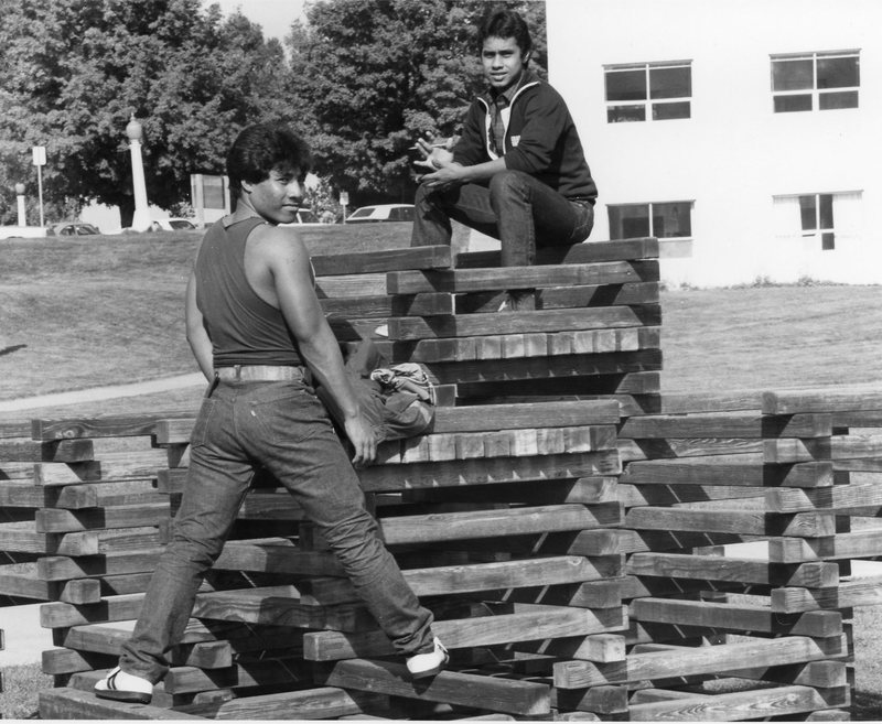 1984 Students, Playground Equipment 01