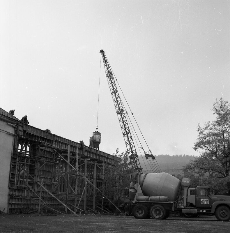 1971 Walter M. Pierce Library Remodel, Cement 12