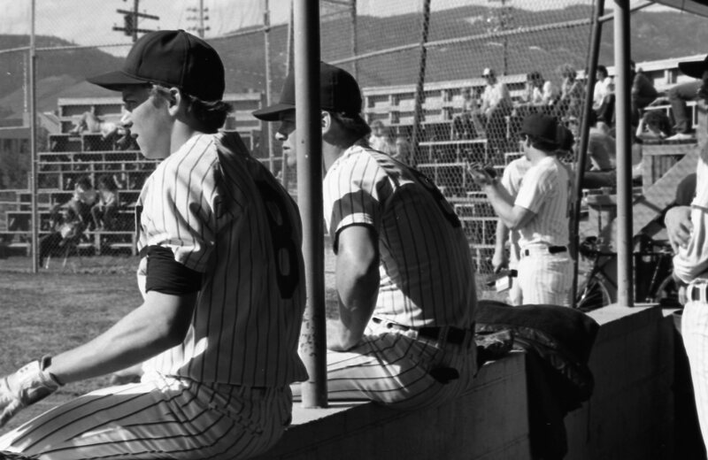 1985 Baseball Players, Dugout 04
