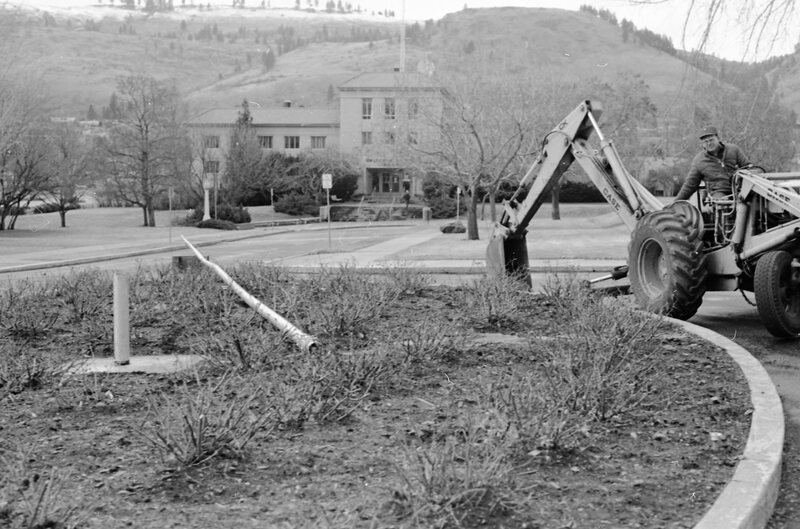 1983 Flag Pole Removal 10