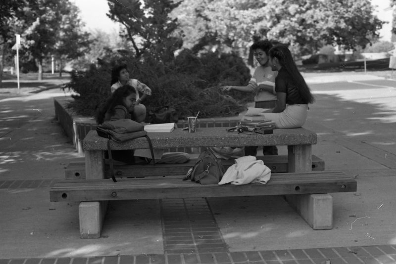 1984 Students, Outdoors, Campus Shots 01