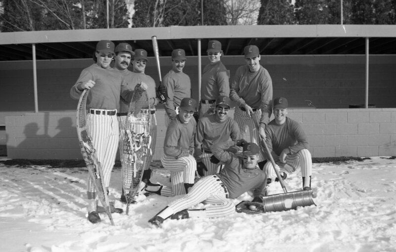 1988 Baseball Players in Snow 10