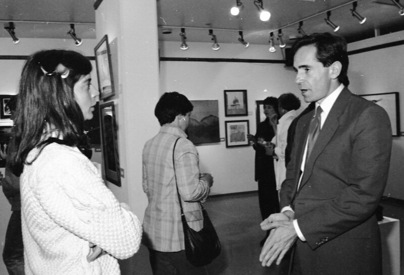1986 Nightingale Gallery Opening, Art Show 07