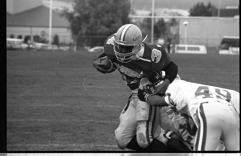 1991 Football Action, Western Oregon University at EOSC 35