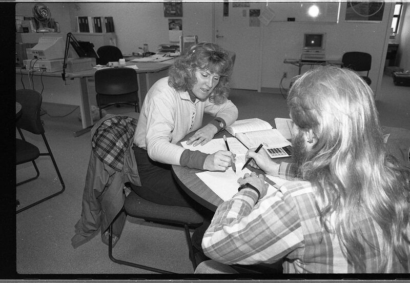 1991 Students, Learning Center 08