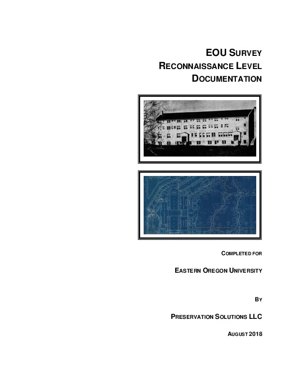 EOU Survey Reconnaissance Level Documentation (RLS)