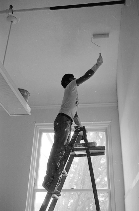 1983 Student, Painting Ceiling 01