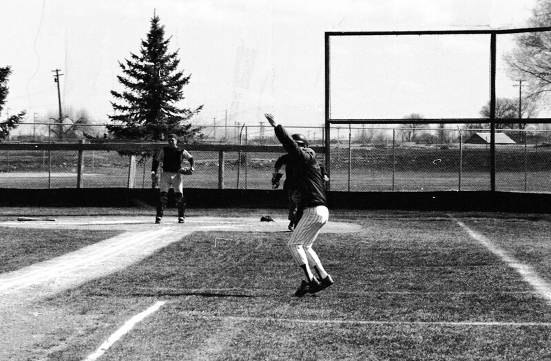 1987 Baseball Game in Caldwell, Idaho, Action 04