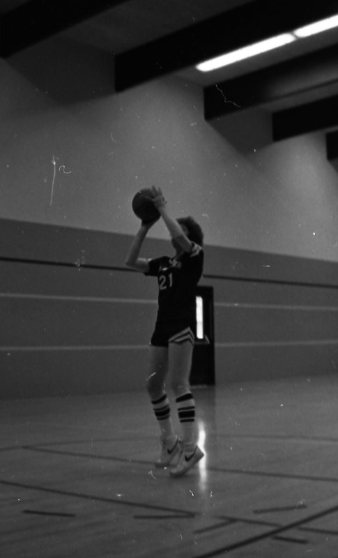 1981 Women's Basketball Action, Practice 20