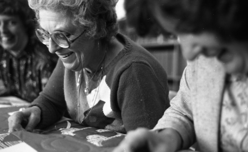 1981 Pierce Library, Fund Raising Quilt 11