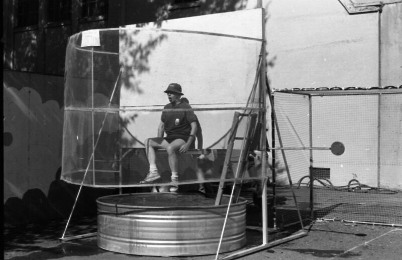 1976 Octoberfest, Dunk Tank with Rodney Briggs 05